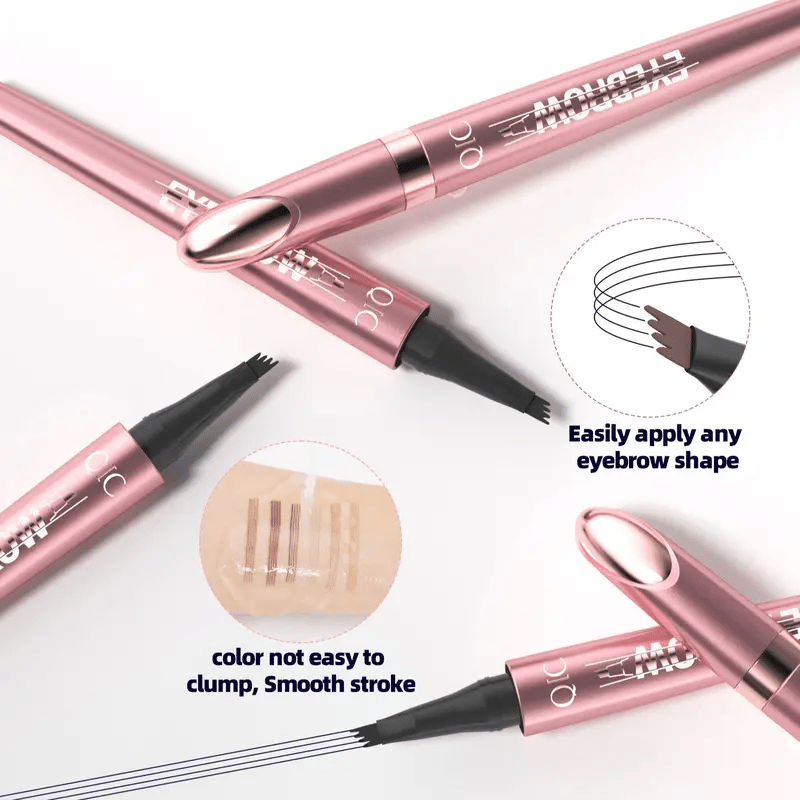 💞50K+ SOLD!💥✏️ BUY 1 GET 1 FREE! ✨ 3D Microblading Eyebrow Pencil – 4-Prong Tip, Waterproof & Natural Hair-Like Strokes 🖌️