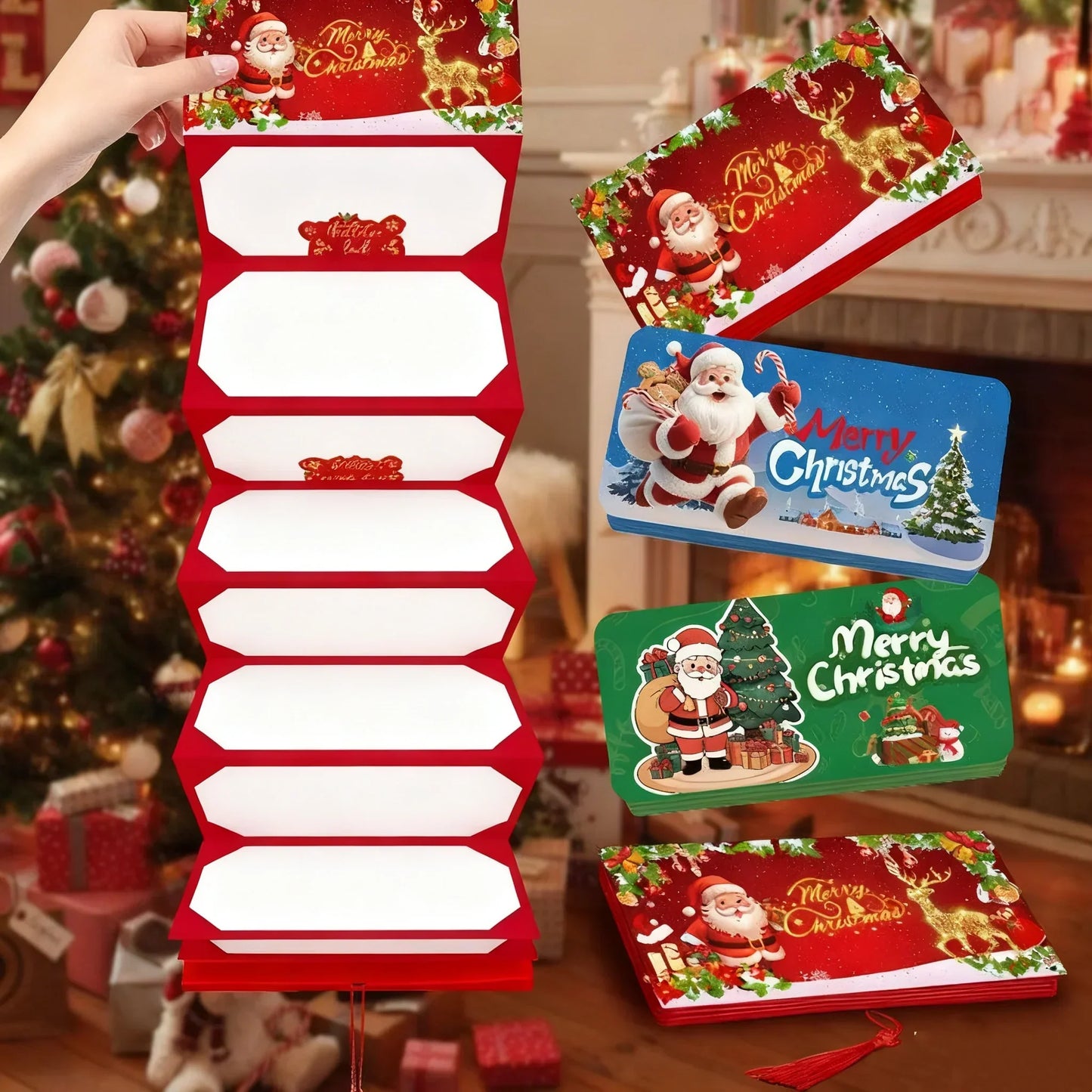 🎁🎄 Christmas Sale – 50%! ⭐ Christmas Cash Envelope with Money Clip