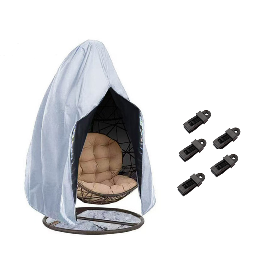 🥳2026 HOT SALE🥳 50% OFF! 🪑Heavy‑Duty Waterproof Hanging Egg Chair Cover – UV resistant, durable Oxford cloth, easy zipper. Protects year‑round. ☀️✨