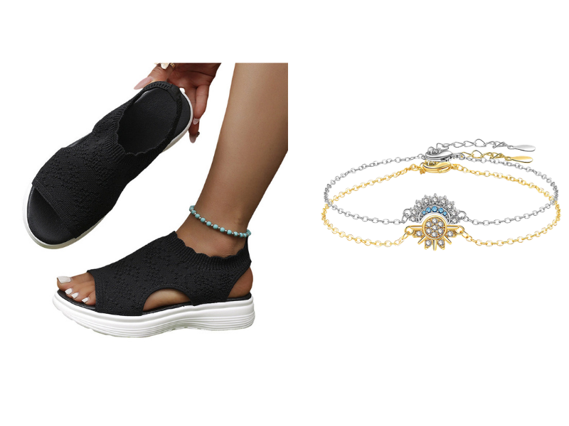 👡🌬️ Women's Breathable Knit Platform Sandals – Lightweight and Soft ✨