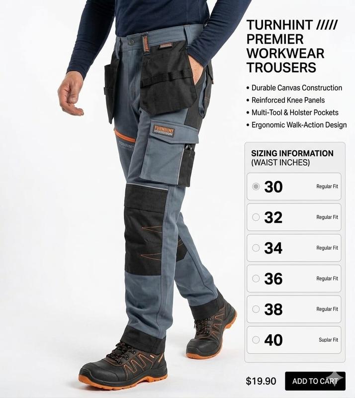 🔥50% OFF!Men’s Durable Cargo-Style Trousers