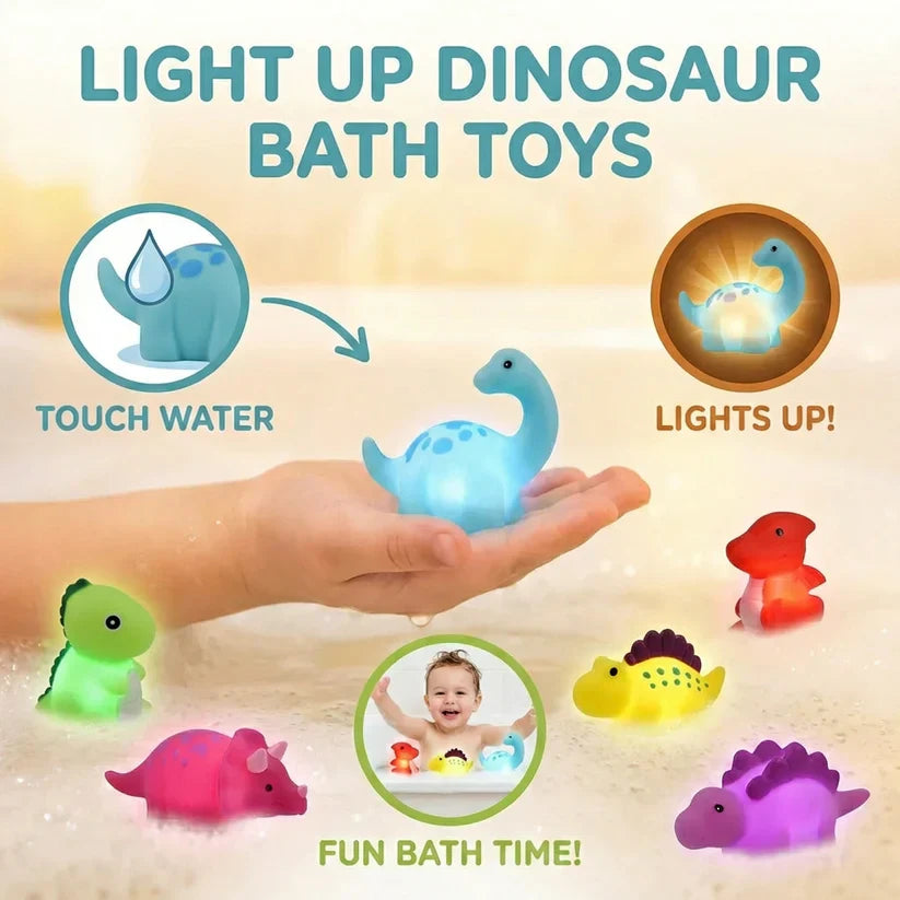 🥳2026 HOT SALE🥳💞50K+ SOLD!👶🛁 Make Bath Time Magical & Safe. Water-Activated Light-Up Toy – BPA-Free & Fun! 🌈💧