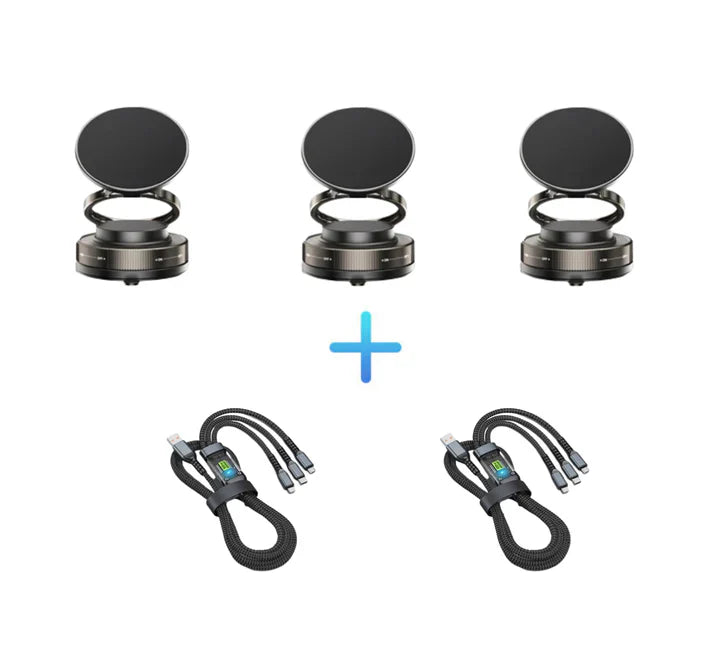 ⏳Limited-time off⏰360° Adjustable Vacuum Magnetic Phone Holder📱🚗