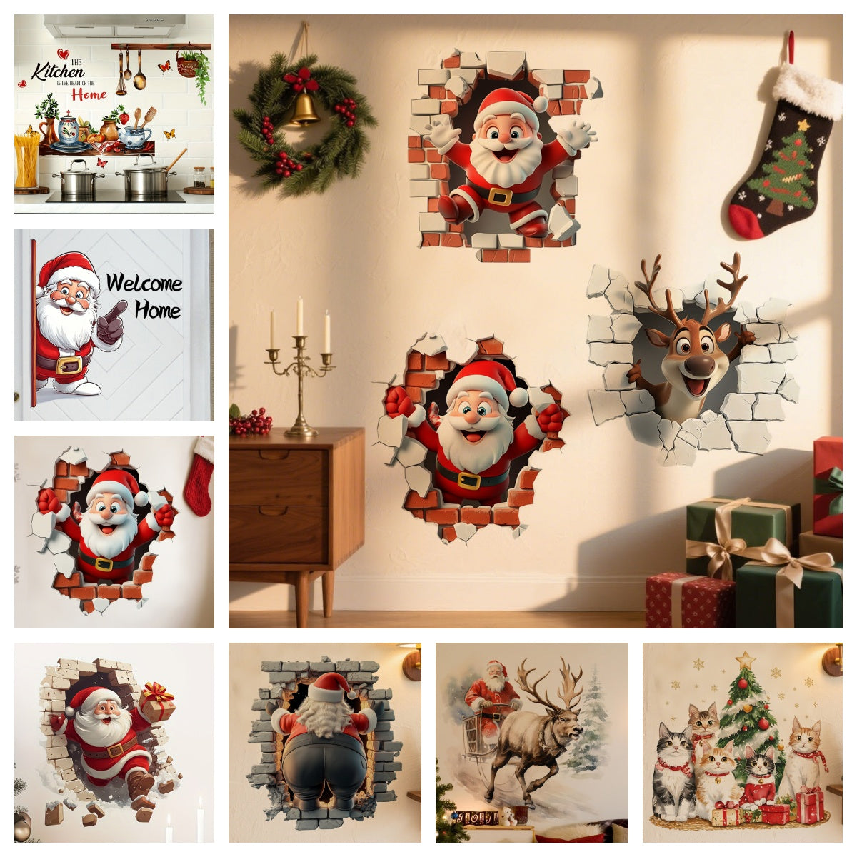 🎁Christmas Sale 50% OFF!!🔥🎅Christmas Creative Wall Sticker
