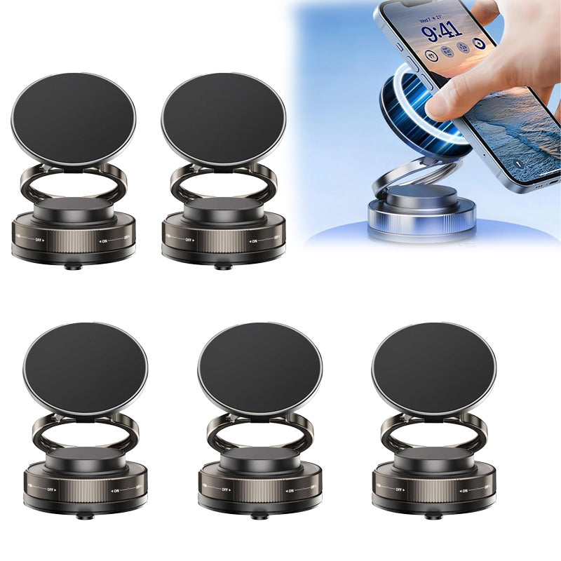 ⏳Limited-time off⏰360° Adjustable Vacuum Magnetic Phone Holder📱🚗