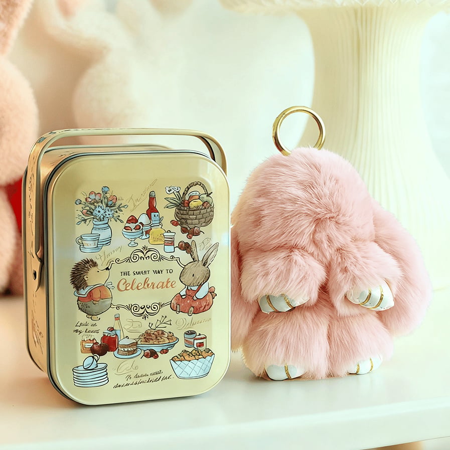 ⏳LAST WEEK SALE: ￡6.99!!🐰Handmade Soft Bunny PomPom Charms