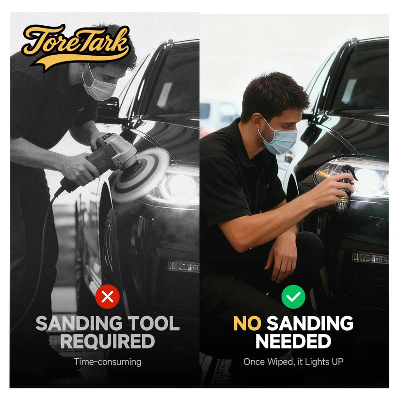 Car Restoration &  Detailing Kit - Headlight + Tire+ Wheel