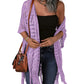 🔥Special Price:£15.99!!😍Women’s Oversized Knit Cardigan – Lightweight Crochet Tassel Kimono for Spring & Summer 🌸