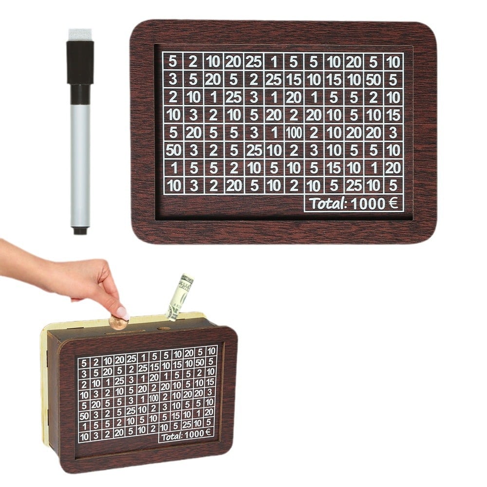 🎁 Hot Sale 49% OFF 🔥Wallet Fattening Program——Cash Vault Wooden Savings Box