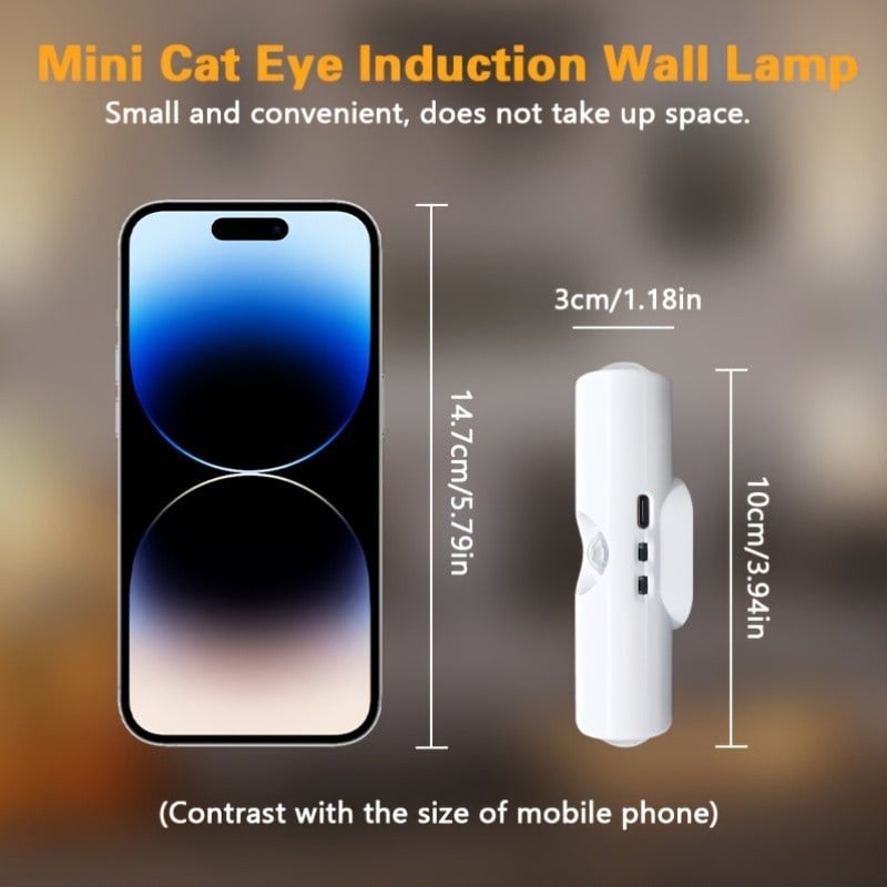🎁LAST WEEK SPECIAL PRICE ￡6.99!!⏳Rechargeable Smart LED Motion Sensor Ambient Light