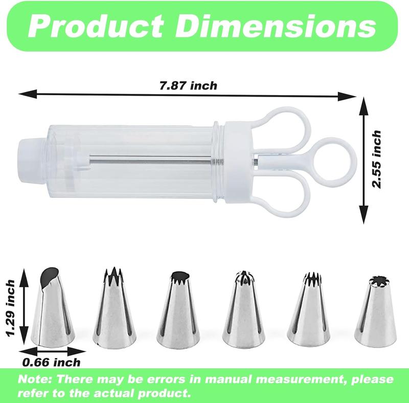 ⏳🔥LIMITED-TIME 50% OFF! ⏰Stainless Steel Cake Decorating Gun Kit – Complete Frosting Piping Set with 18 Tips & Nozzles – Decorate Inside & Out ✨