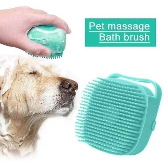 🧼Mjuk silikonmassageborste för hundar och katter🐶