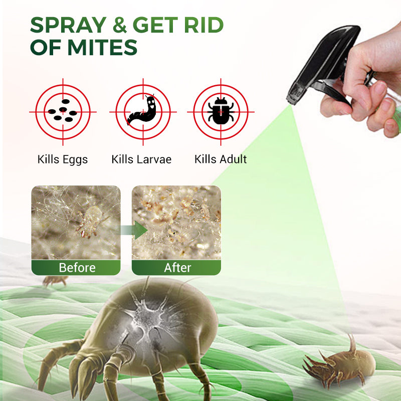 ✨Buy More Get More Free✨🔥Powerful Mite Remover Spray