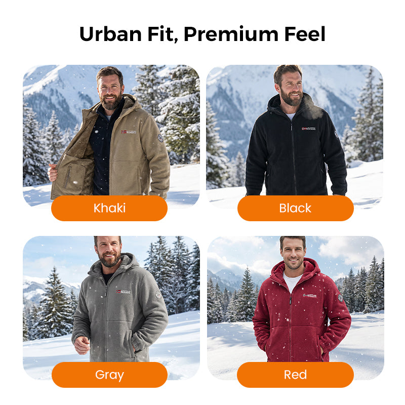 🔥LAST DAY PROMOTION - 50%OFF🔥Upgraded Unisex Hooded Casual Graphene  Insulated Jacket (with Internal Pockets)
