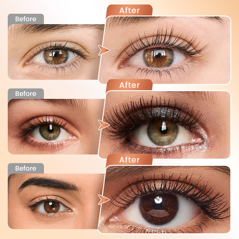 ✨ Waterproof Fiber Mascara - Intense Length & Curl with Enriched Fibers for Clump-Free Volume All Day 🌟