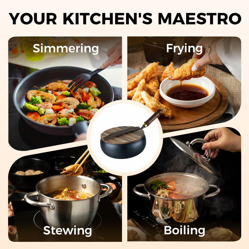 ⏰ Now only 50% off!⌛Uncoated Thick Iron Pot