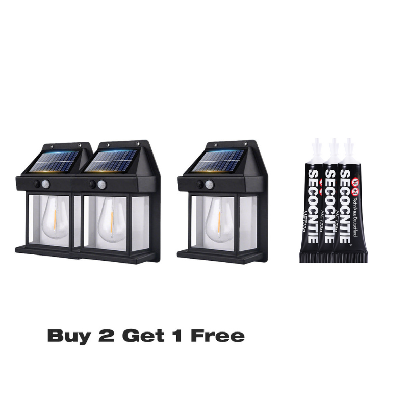 🎁 50% OFF! 💡 SOLAR WALL LIGHT - Motion Sensor & Weatherproof 🌟🛒