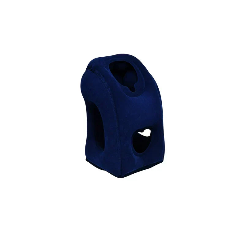 ✈️ LIMITED-TIME 50% OFF! 💨 Inflatable Travel Pillow | 360° Support – Soft Flocking, Quick Inflate, Compact ✨