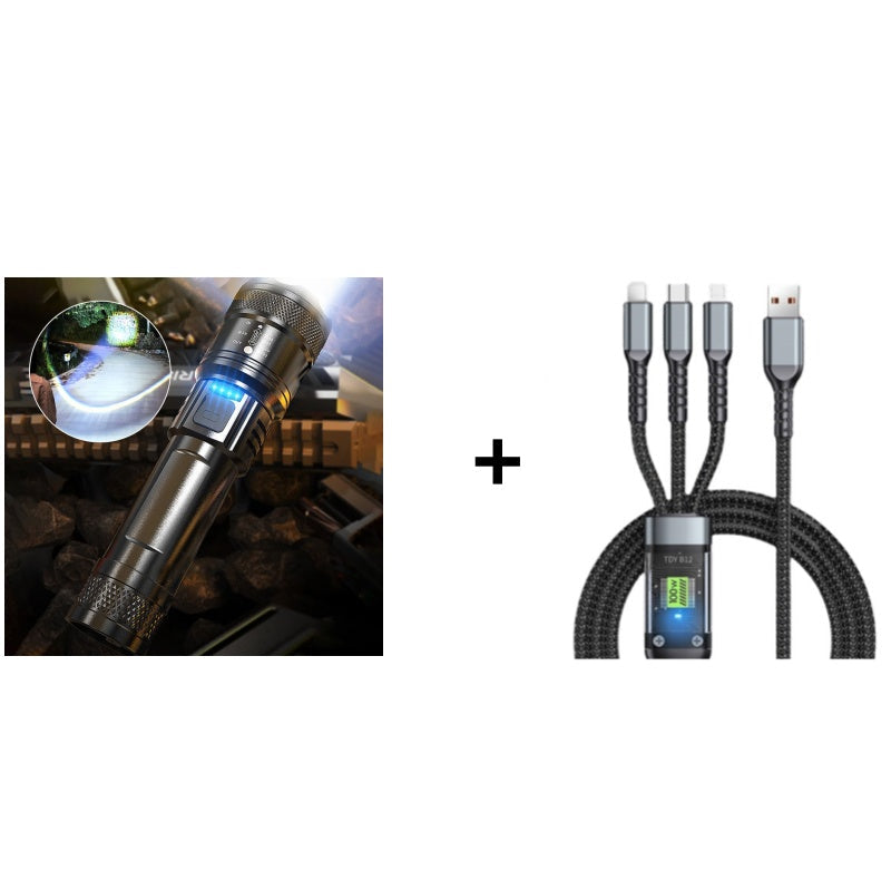 ⏳Limited-time 50% off⏰Super Strong Light Zoomable FlashlightSuper Strong Light Zoomable Flashlight