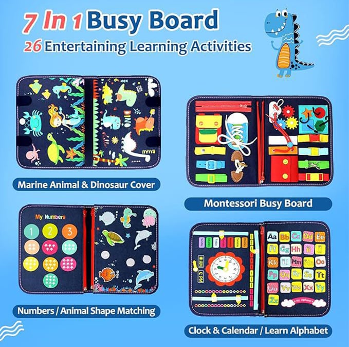 🎉Christmas Sale - 50% OFF🎁Best Christmas Gift💝Felt Learning Board Busy Board🔥
