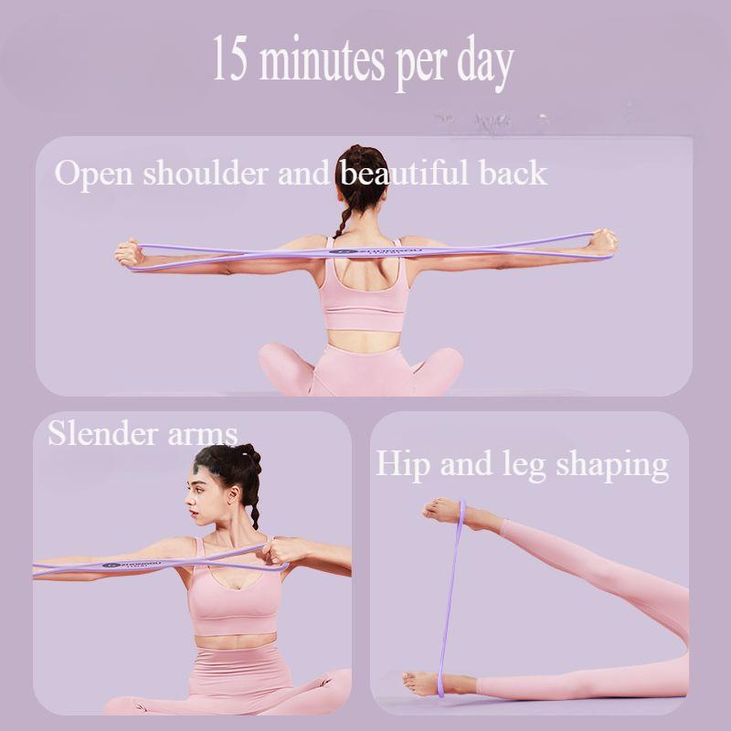 🏆Last Day Special Price £9.99!🔥Resistance Bands, Figure 8 Exercise Bands for Women Men