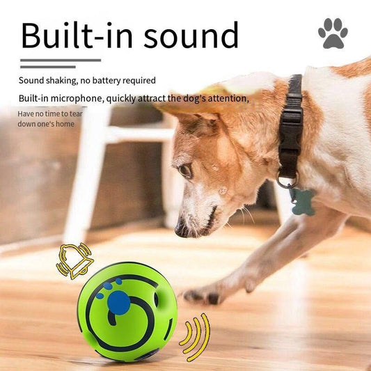 💚Pet Sound Toy Ball, Silicone Dog Treats Dispenser Ball