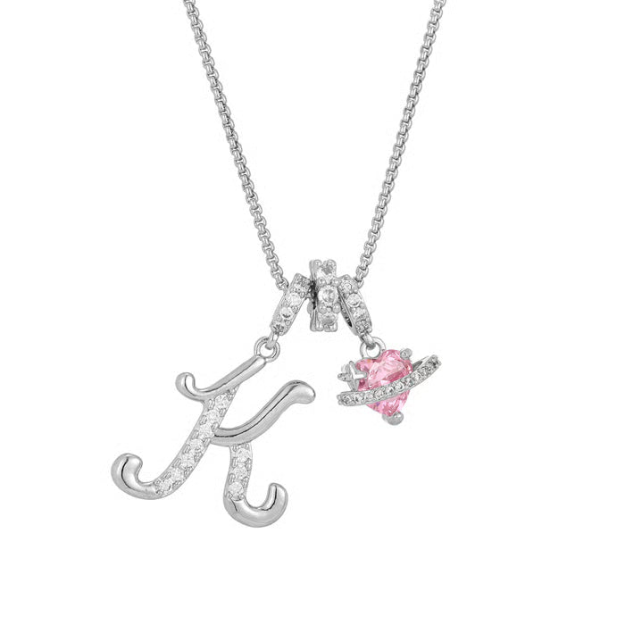 💖Last Day 50% OFF✨3-Layering Initial A-Z Letter Pendant Necklaces🎀