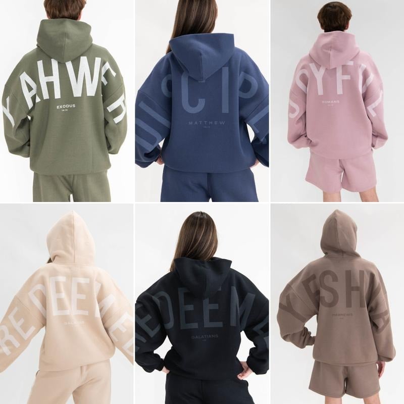 💕Last Day 50% OFF💖✝ Essential Hoodie | Oversized Christian Heavyweight Faith Sweatshirt