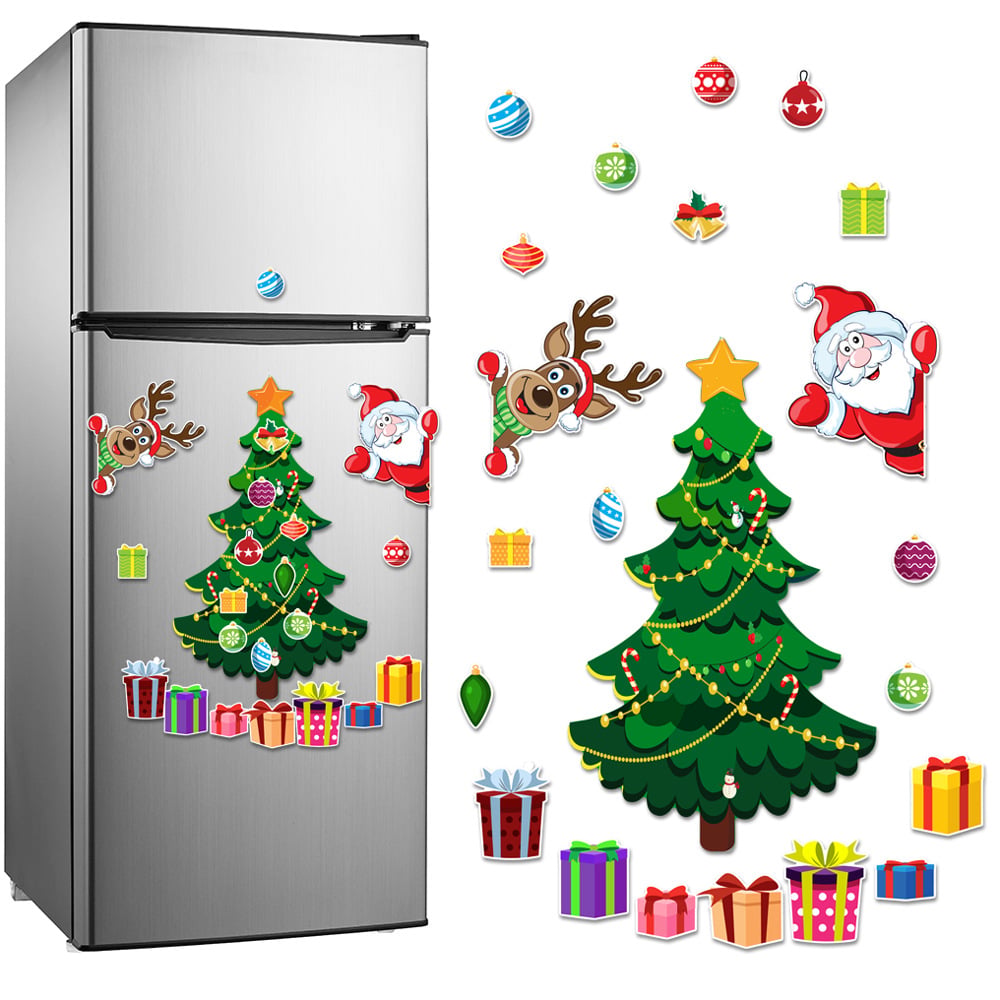 🎄 50% OFF | Christmas Magnetic Decorations – Repositionable 3D Festive Fridge Magnets