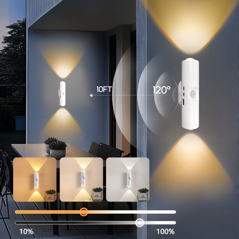 🎁LAST WEEK SPECIAL PRICE ￡6.99!!⏳Rechargeable Smart LED Motion Sensor Ambient Light