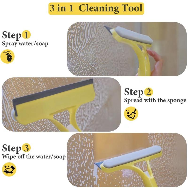 🔥3 in 1 Window Cleaning Scraper