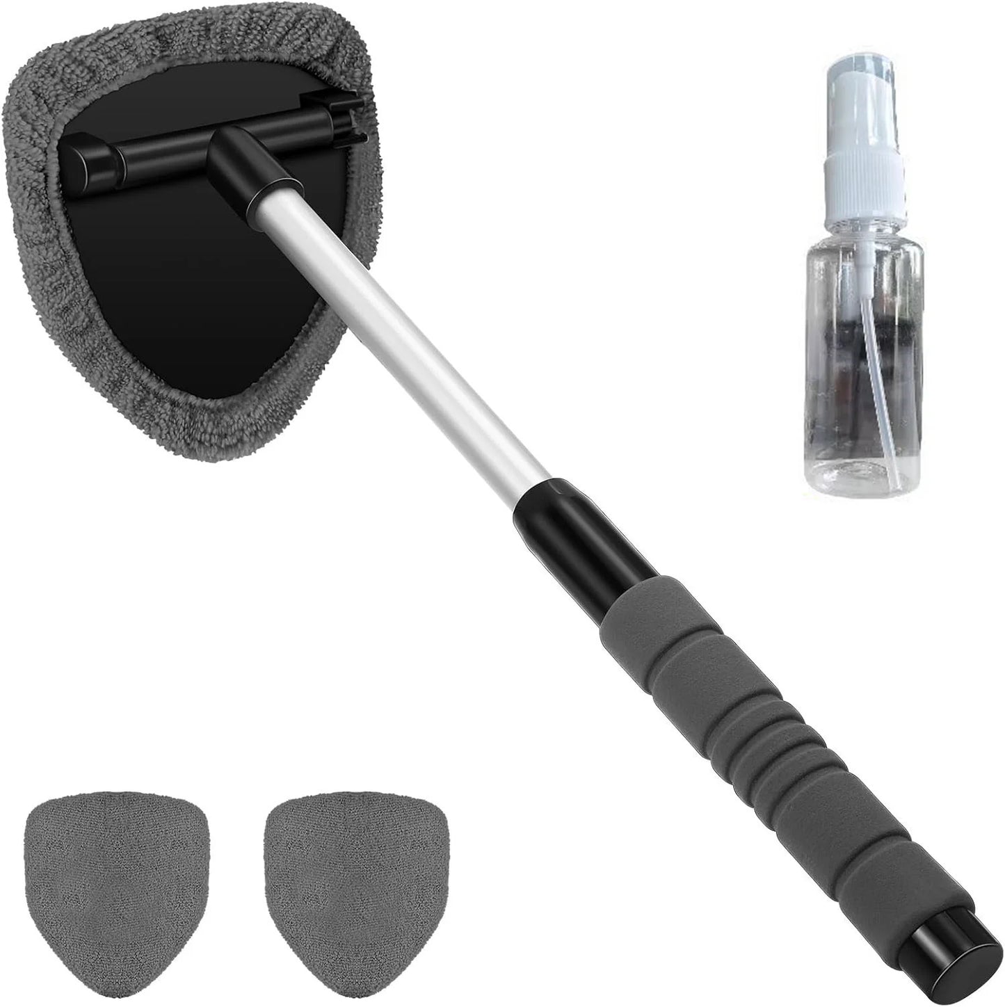 Windshield Cleaning Tool Set with Extendable Handle