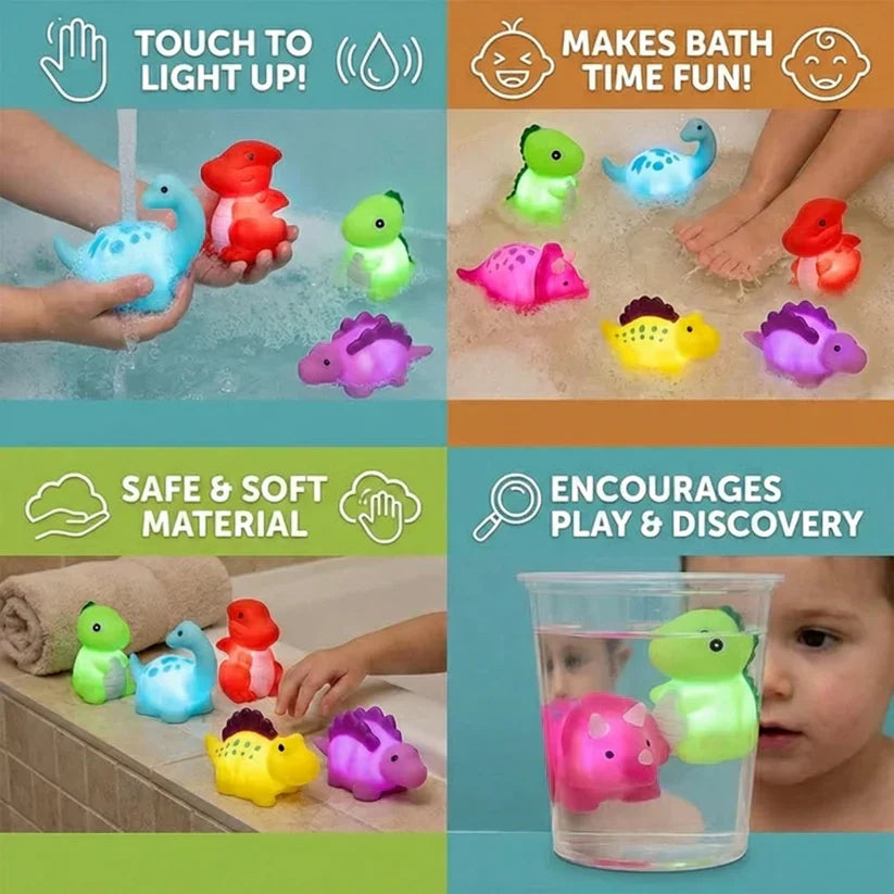 🥳2026 HOT SALE🥳💞50K+ SOLD!👶🛁 Make Bath Time Magical & Safe. Water-Activated Light-Up Toy – BPA-Free & Fun! 🌈💧