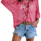🥰Summer Sale-50% OFF💛Womens Bohemian-Inspired Beige Crochet Top With V-Neck