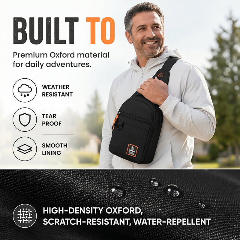 ⏰ LIMITED TIME 50% OFF! 🔥Waterproof Multi-pocket Crossbody Sling Bag