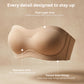 ⛱️Special Price ￡9.99!!💞Womens Strapless Bras Push Up Bandeau Bra Non Slip Wireless Supportive Padded Bras Seamless Comfortable Tube Jelly Bra