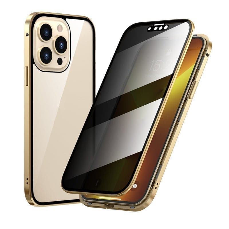 🎁Hot Sale 50% OFF⏳Magnetic iPhone case with privacy glass and metal