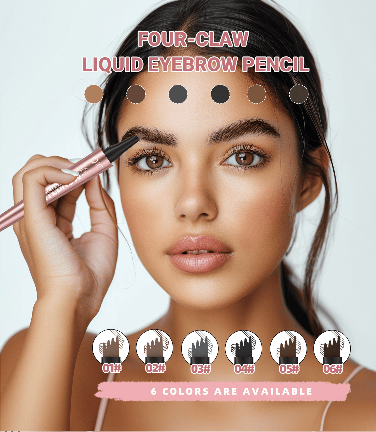 💞50K+ SOLD!💥✏️ BUY 1 GET 1 FREE! ✨ 3D Microblading Eyebrow Pencil – 4-Prong Tip, Waterproof & Natural Hair-Like Strokes 🖌️