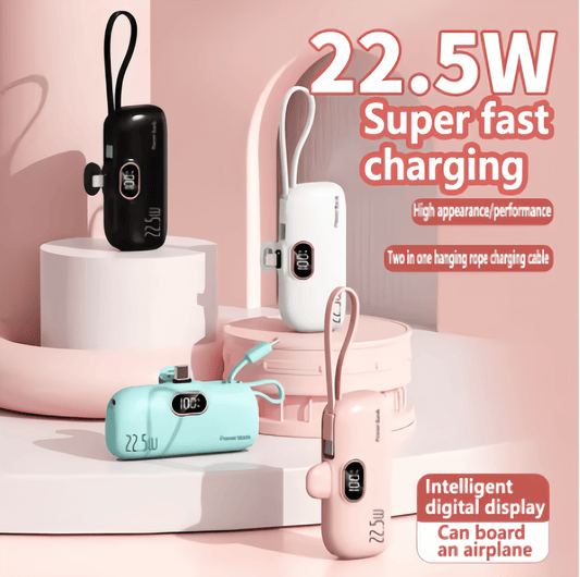 🔋✨FLASH SALE - ￡10.99!!👍5000mAh Mini Portable Charger Power Bank for phone
