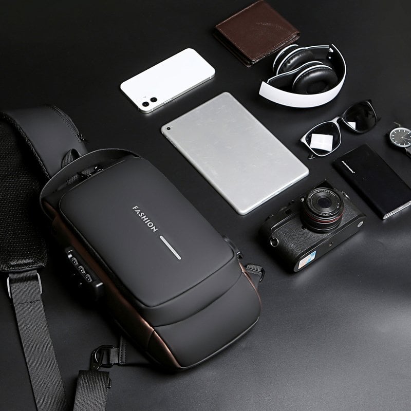 🔥 Hot Sale🔥Anti-Theft Unisex Crossbody Sling Bag – Stylish, Secure & Lightweight!