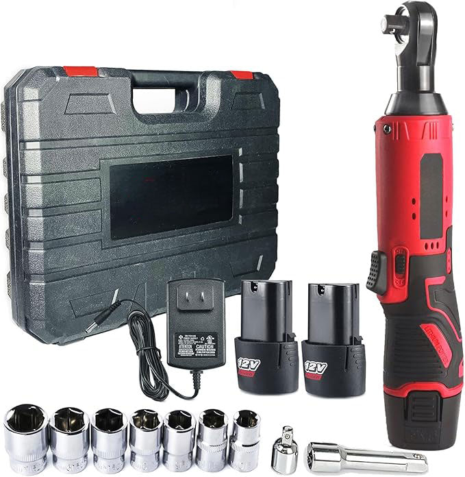 Cordless Electric Ratchet Wrench Set