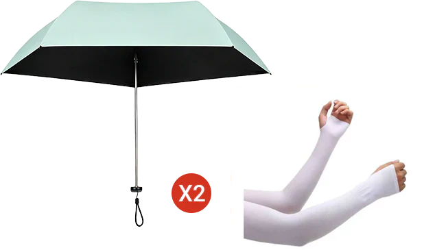 🏆 Last Day Special Price £11.99 ! 🔥🎁Ultra-Lightweight Compact All-Weather Umbrella