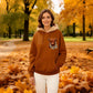 💖NEW YEAR SALE 50% OFF!!🎁Cute Highland Cow Cozy Fleece-Lined Hooded Sweatshirt🦬