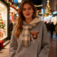 💖NEW YEAR SALE 50% OFF!!🎁Cute Highland Cow Cozy Fleece-Lined Hooded Sweatshirt🦬