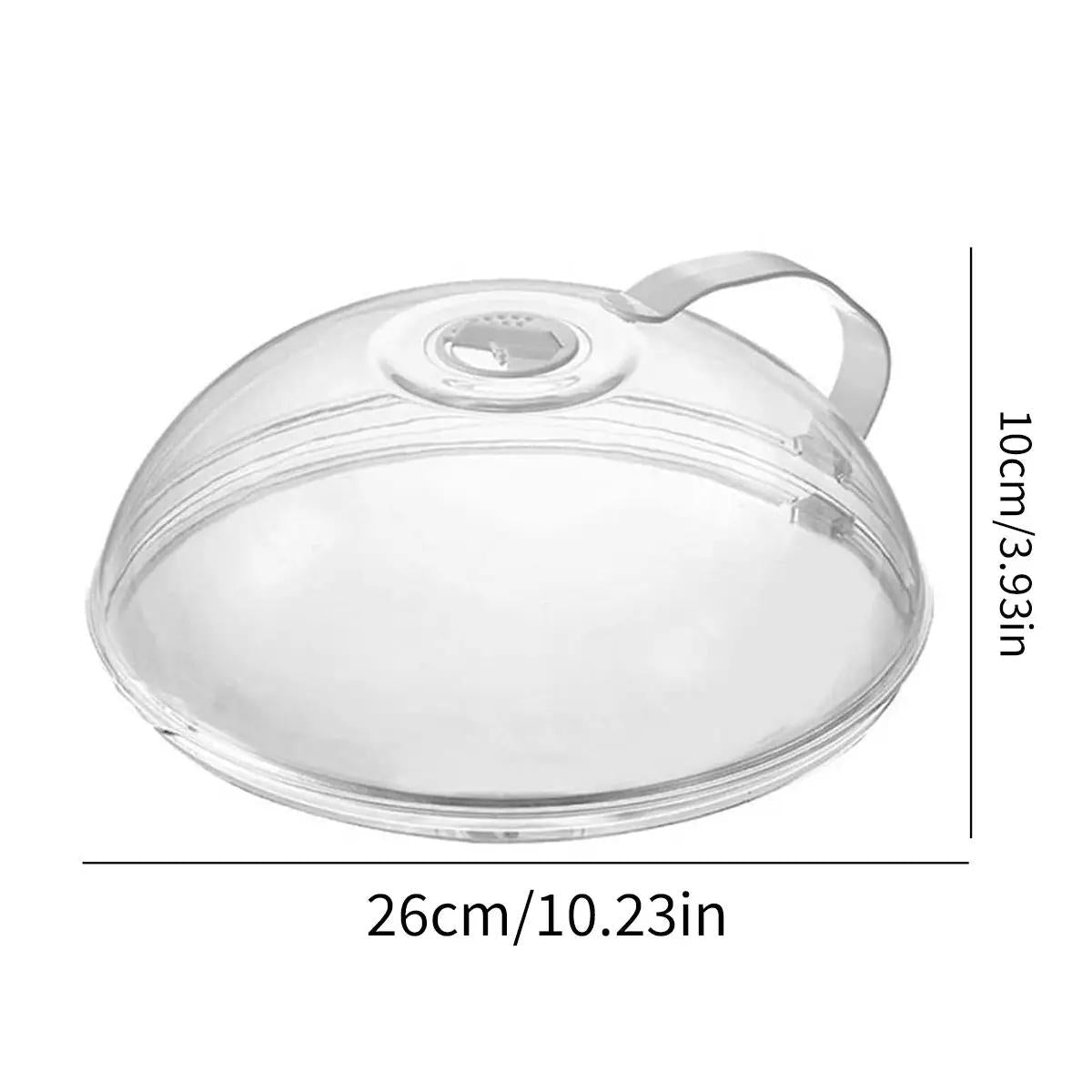 Microwave Food Dish Anti-Splatter Cover Guard Lid Steam Vents Plate Covers UK Kitchen Plastic