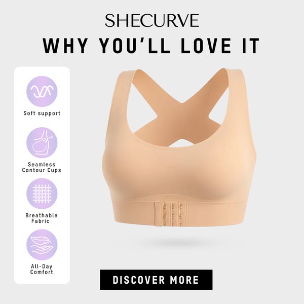 ⏳LAST DAY SALE ONLY 8.99!!⚡AlignLift Posture-Perfect Wireless Bra – All-Day Comfort, Breathable & Summer-Ready 💕