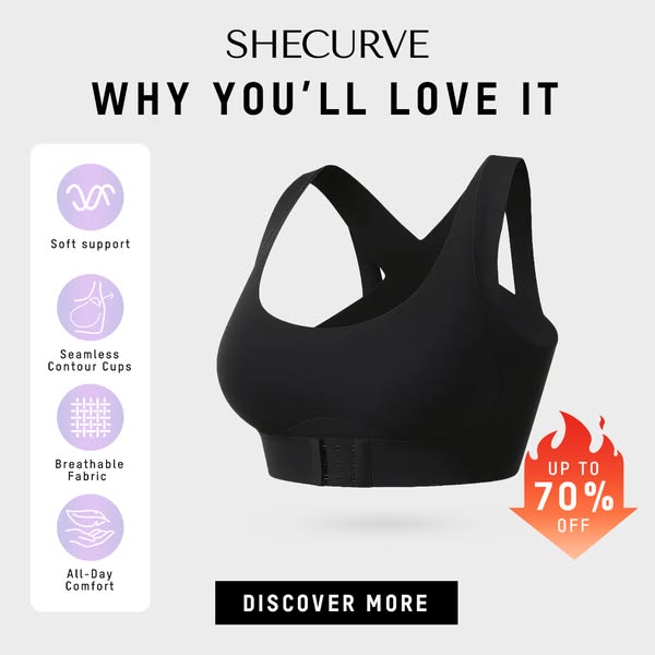⏳LAST DAY SALE ONLY 8.99!!⚡AlignLift Posture-Perfect Wireless Bra – All-Day Comfort, Breathable & Summer-Ready 💕