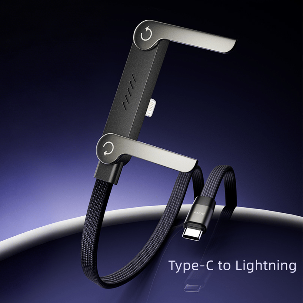 🎁Hot Sale 50% OFF🏆⚡2-in-1 Fast Charging Cable with Adjustable Phone Stand