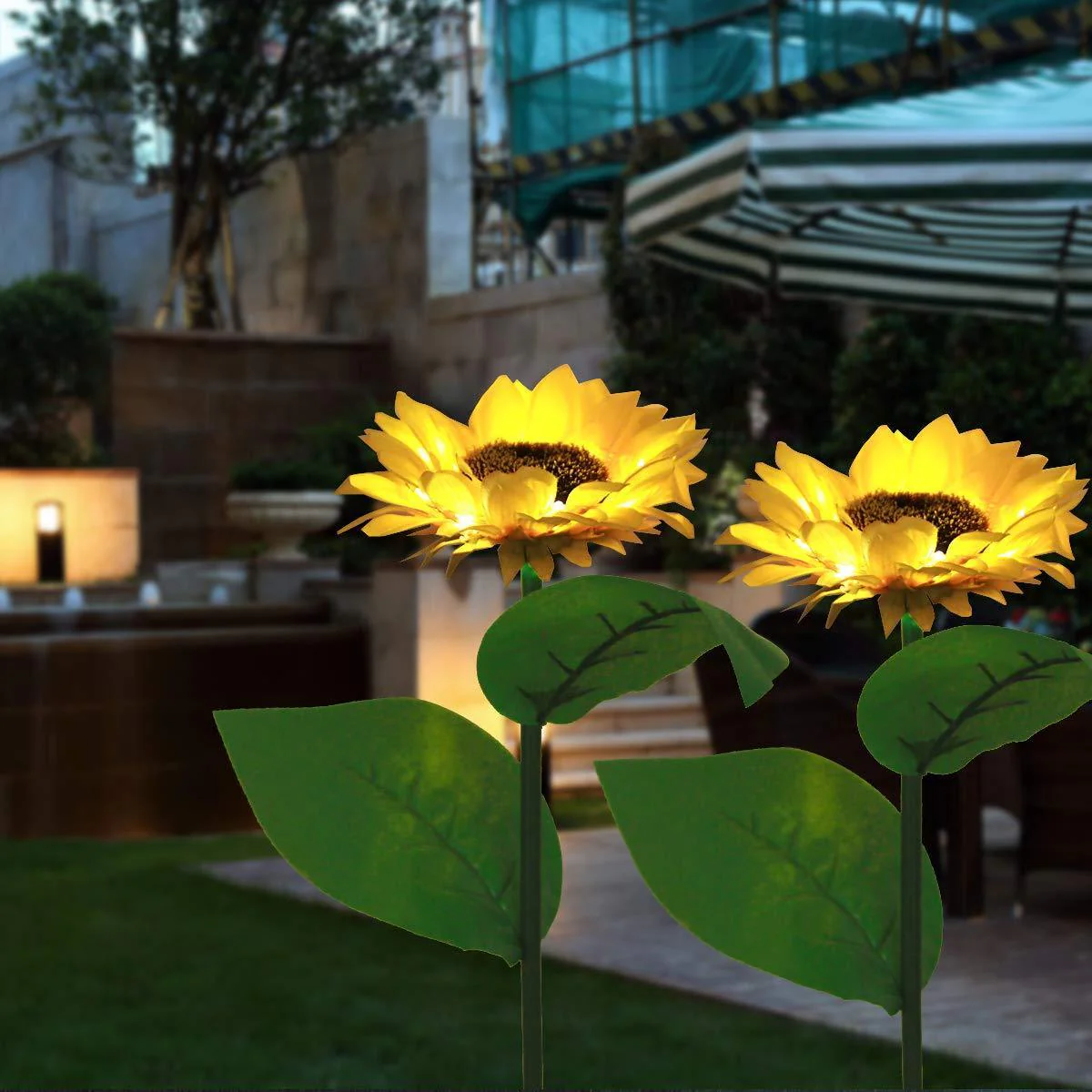 🌻60% OFF FLASH SALE! ✨Sunflower Solar Lights – Glowing Decor for Garden 🌿
