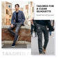 🔥50% OFF👖Men’s Slim Fit 6-Pocket Jeans+Belt